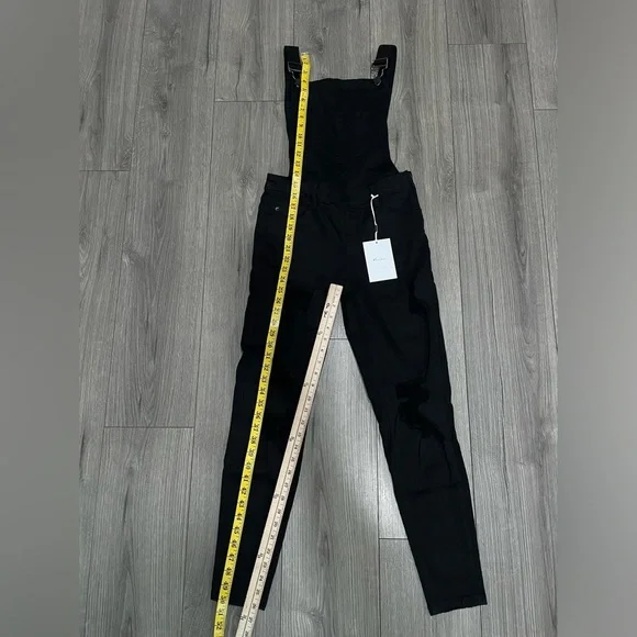 Kancan black distressed overalls size XS NWT - Picture 5 of 11